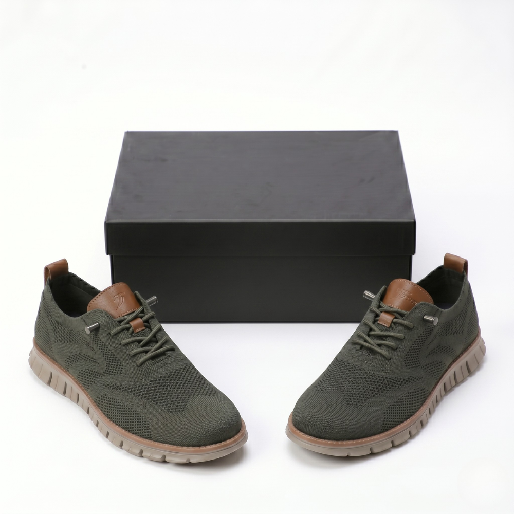 Pace Kaki   — Sneakers en maille respirante