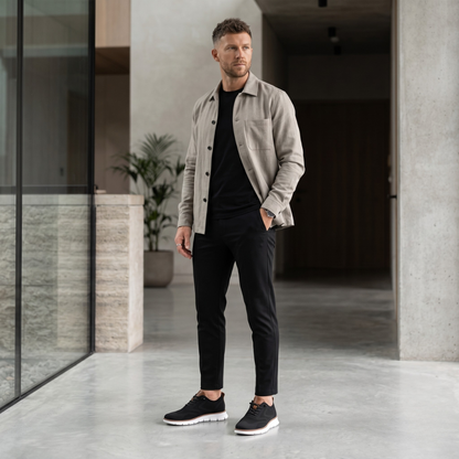 Pace Noir — Sneakers en maille respirante